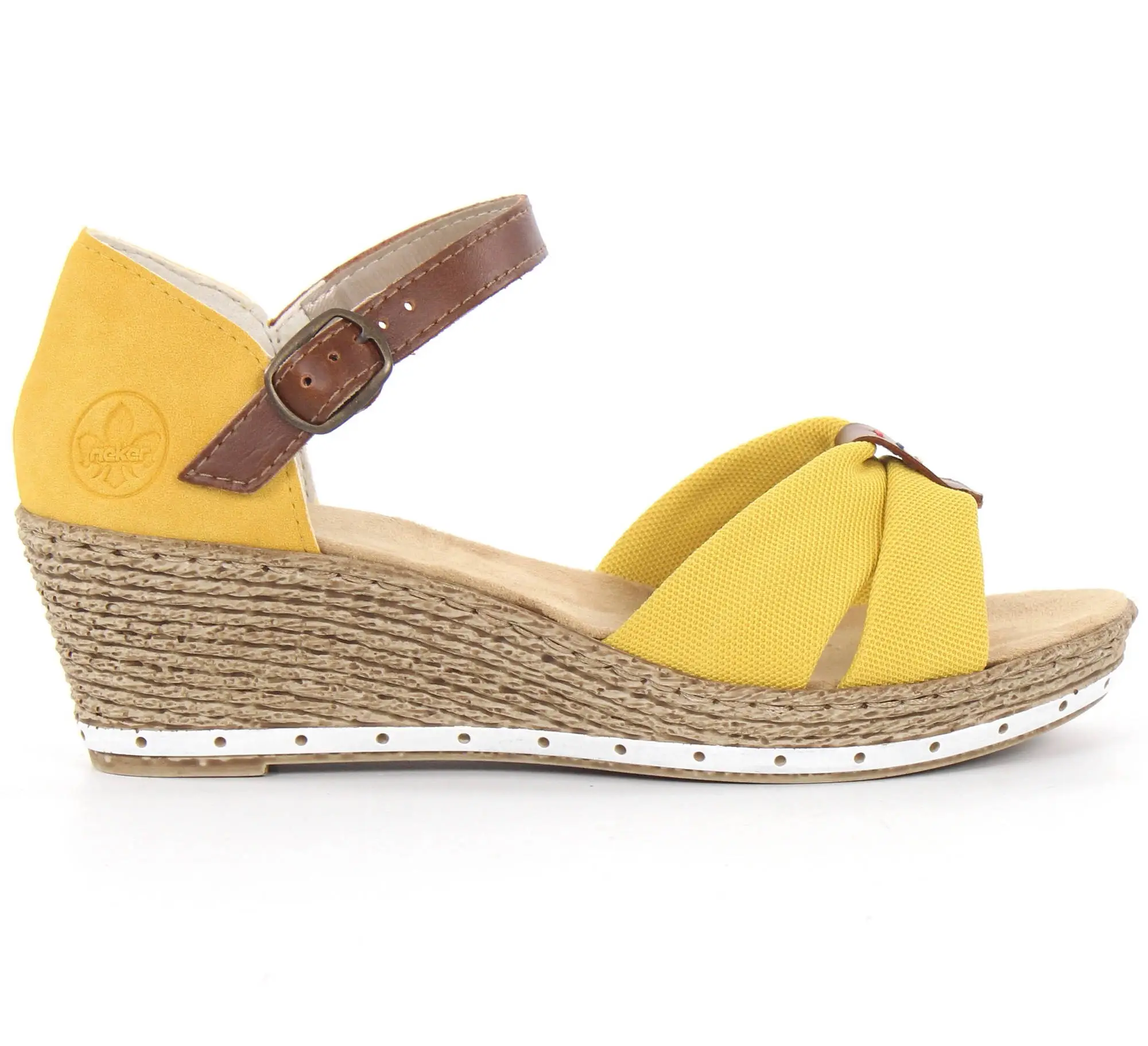 Rieker Kiilasandaalit 60467-69 Keltainen 1 Rieker Kiilasandaalit 60467-69 Keltainen