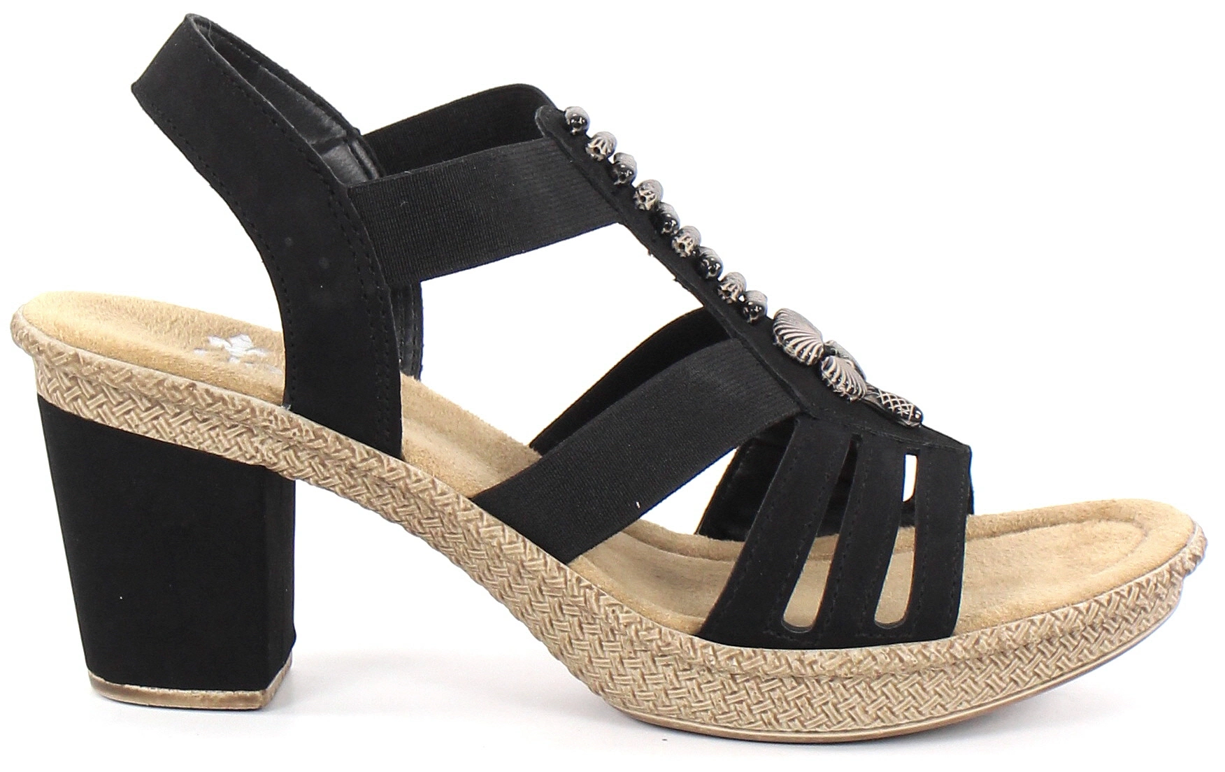 Rieker Sandaalit 66506-00 Musta 1 Rieker Sandaalit 66506-00 Musta