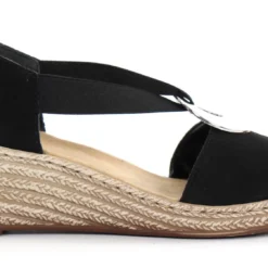 Rieker Kiilasandaalit 624H6-00 Musta