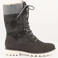 Rieker Remonte Naisten Korkeavartiset Nilkkurit D8474-45 Harmaa