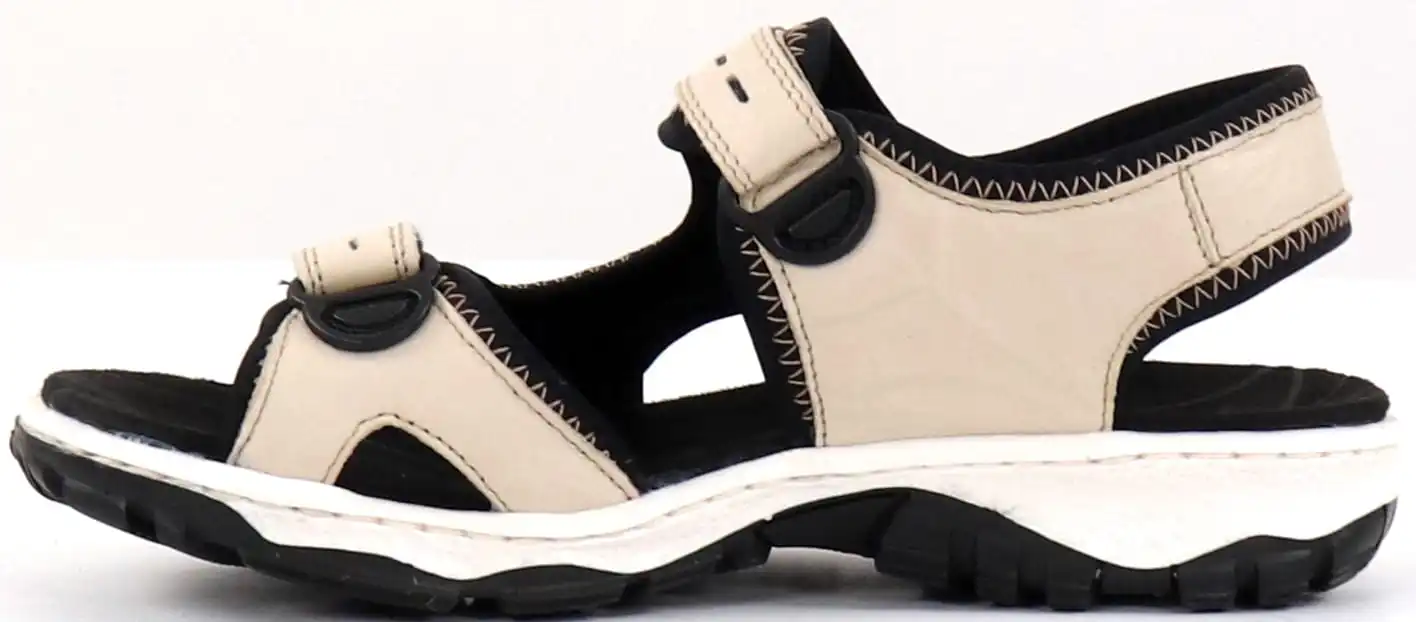 Rieker Naisten Sandaalit Nahkaa 68866-60 Beige 2 Rieker Naisten Sandaalit Nahkaa 68866-60 Beige - Image 2