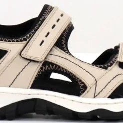 Rieker Naisten Sandaalit Nahkaa 68866-60 Beige