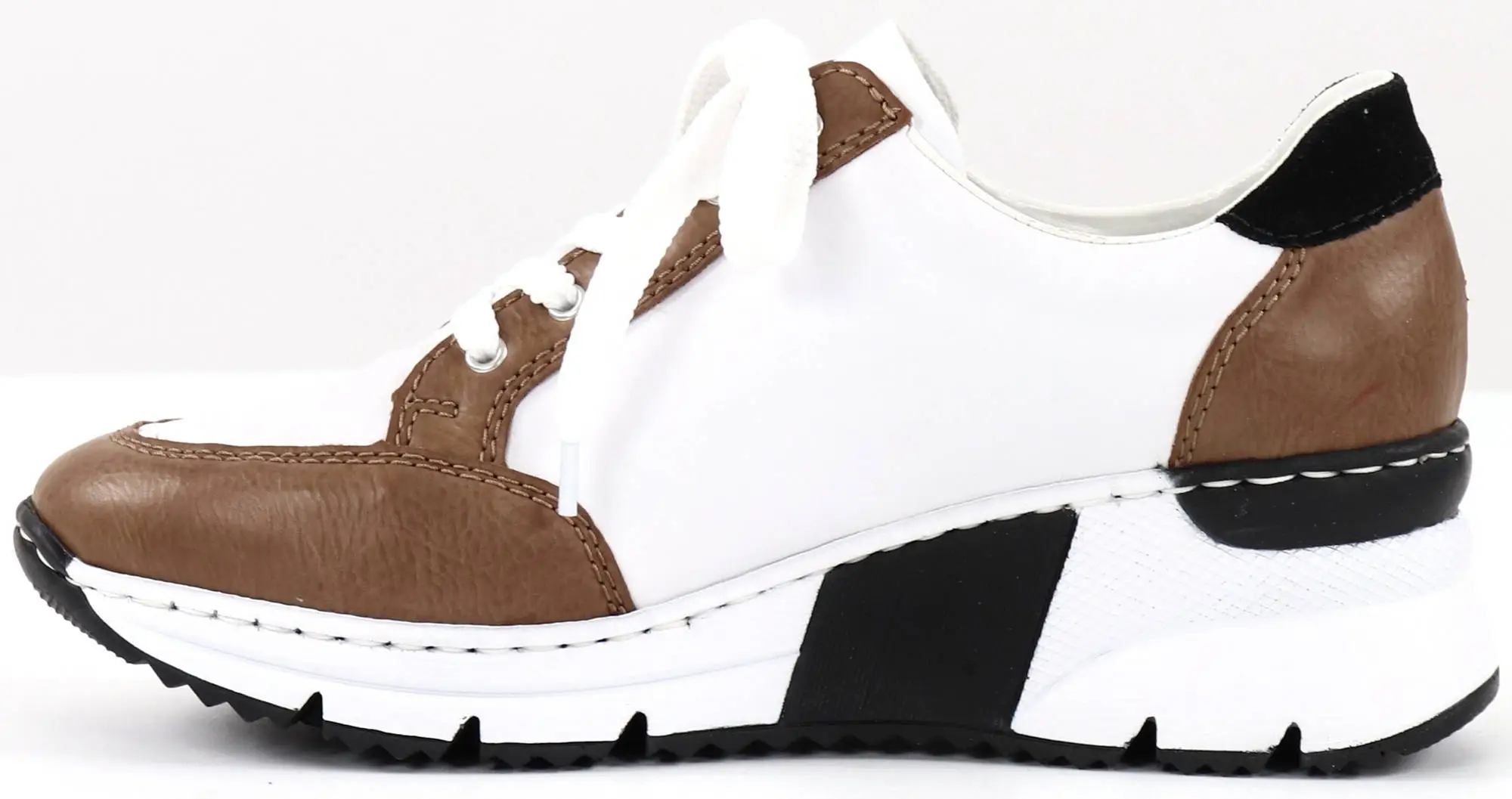 Rieker Naisten Kiilatennarit N6303-64 Valkoinen/multi 2 Rieker Naisten Kiilatennarit N6303-64 Valkoinen/multi - Image 2