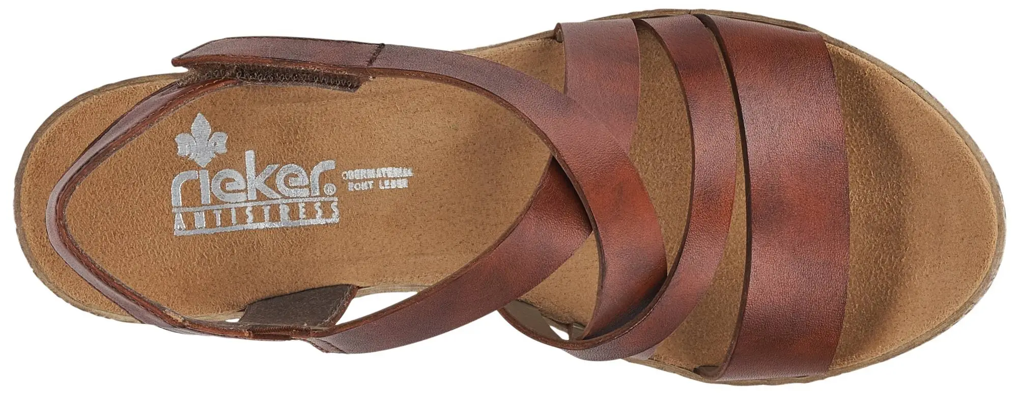 Rieker Naisten Kiilasandaalit Nahkaa 61937-24 Ruskea 3 Rieker Naisten Kiilasandaalit Nahkaa 61937-24 Ruskea - Image 3