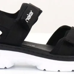 Rieker Naisten Antisress Sandaalit 66681-00 Musta