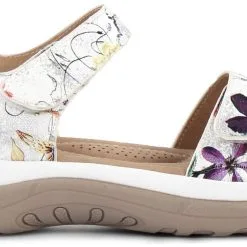 Rieker Naisten Sandaalit Antistress Pohjalla V8850-80 Valkoinen/multicolor