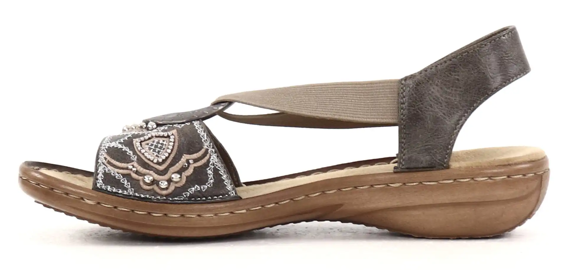 Rieker Naisten Antistress Sandaalit 608B9-45 Harmaa 2 Rieker Naisten Antistress Sandaalit 608B9-45 Harmaa - Image 2