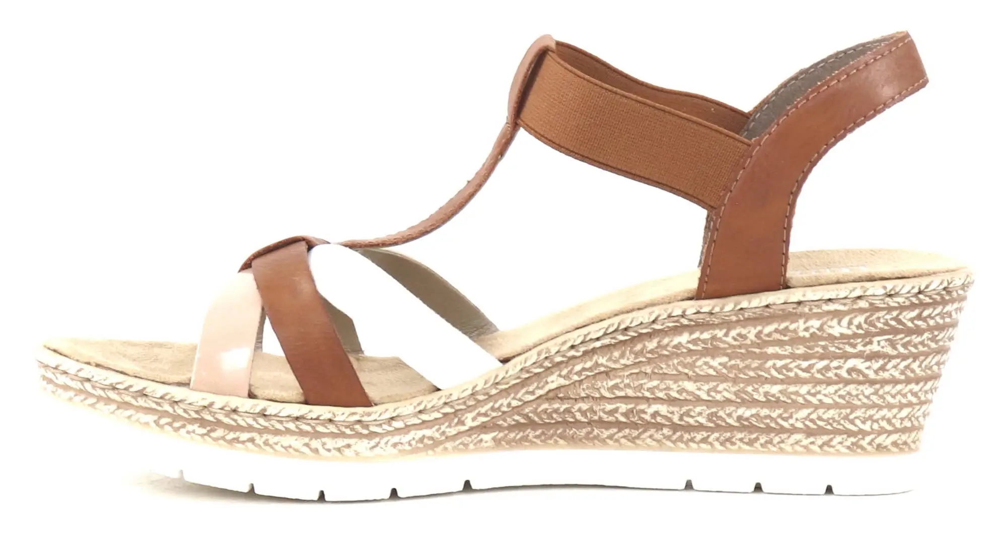 Rieker Naisten Kiilasandaalit 61995-81 Ruskea 2 Rieker Naisten Kiilasandaalit 61995-81 Ruskea - Image 2