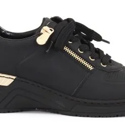 Rieker Naisten Kiilatennarit N4305-00 Musta