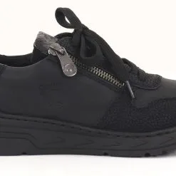 Rieker Naisten Kävelykengät M0031-01 Musta