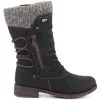 Rieker Remonte Naisten Saappaat D8070-01 Musta