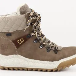 Rieker Naisten Vettähylkivät Nilkkurit Y4731-65 Beige