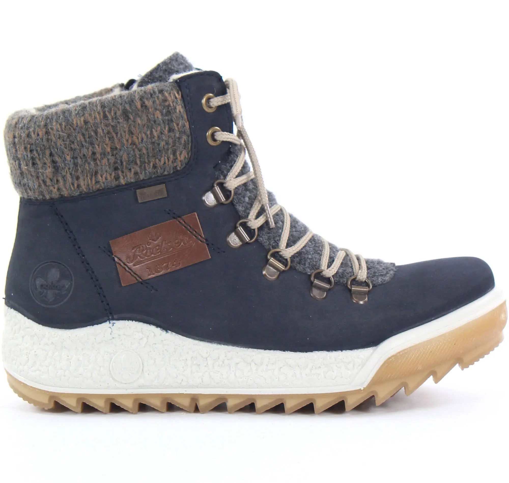 Rieker Naisten Lämminvuoriset Nilkkurit Y4730-14 Sininen 1 Rieker Naisten Lämminvuoriset Nilkkurit Y4730-14 Sininen