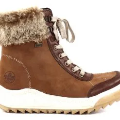 Rieker Naisten Vettähylkivät Nilkkurit Y4720-24 Ruskea