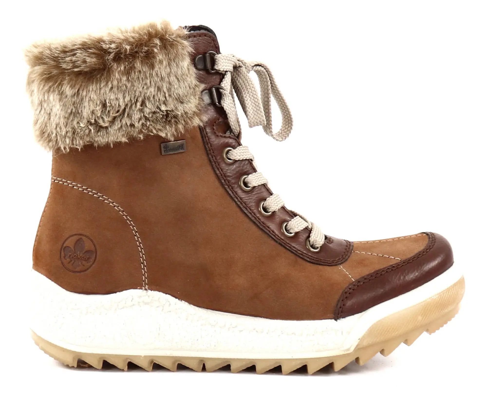 Rieker Naisten Vettähylkivät Nilkkurit Y4720-24 Ruskea 1 Rieker Naisten Vettähylkivät Nilkkurit Y4720-24 Ruskea