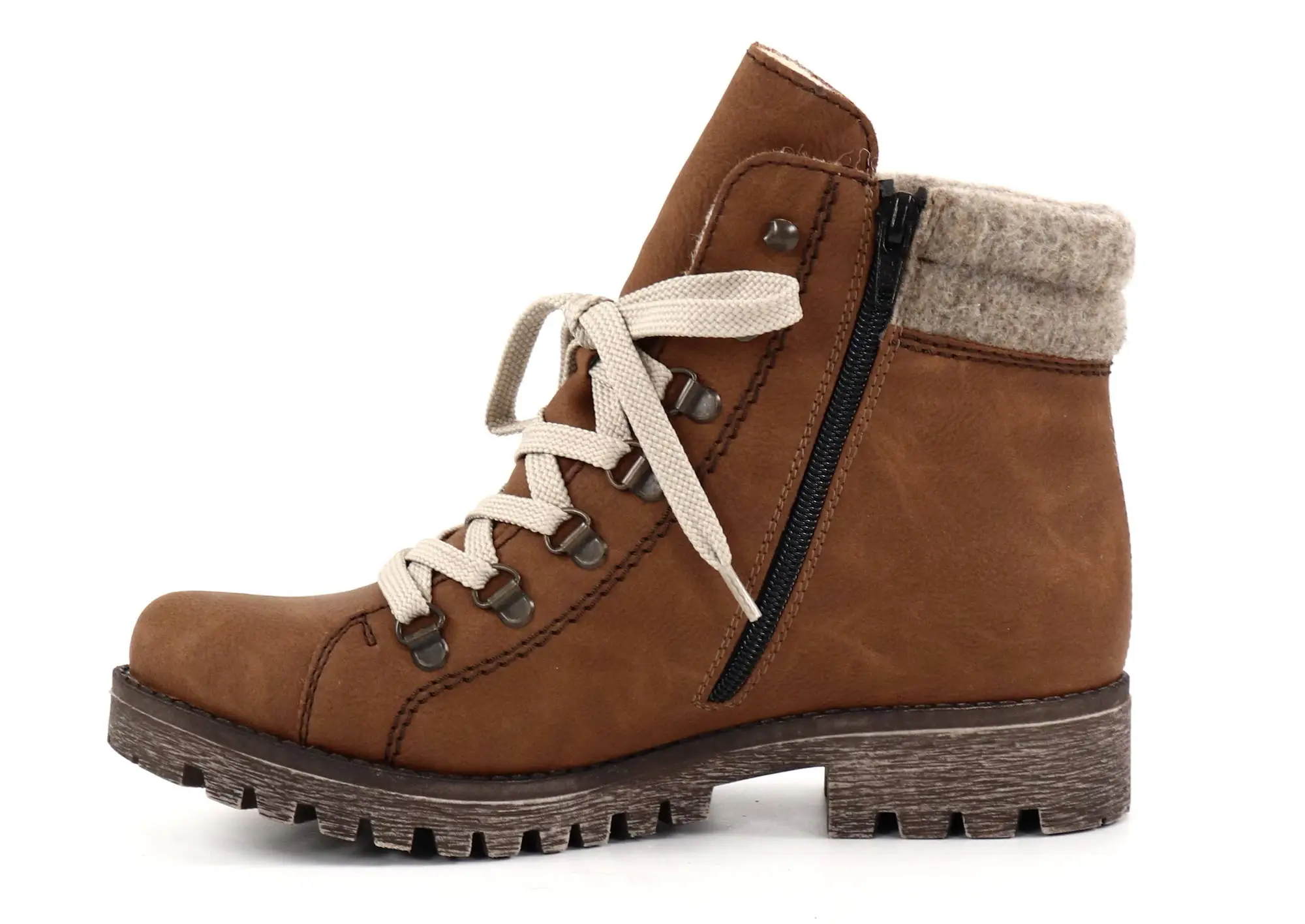 Rieker Naisten Lämminvuoriset Nilkkurit 785F8-22 Ruskea 2 Rieker Naisten Lämminvuoriset Nilkkurit 785F8-22 Ruskea - Image 2