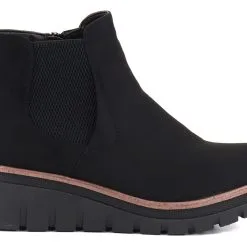 Rieker Naisten Kiilakantaiset Nilkkurit 99182-00 Musta