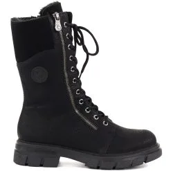 Rieker Naisten Korkeavartiset Nilkkurit Z9131-00 Musta