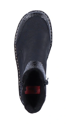 Rieker Naisten Fleecevuorelliset Nilkkurit 73355-00 Musta 3 Rieker Naisten Fleecevuorelliset Nilkkurit 73355-00 Musta - Image 3