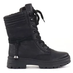 Rieker Naisten Keinomateriaaliset Nilkkurit X8521-00 Musta