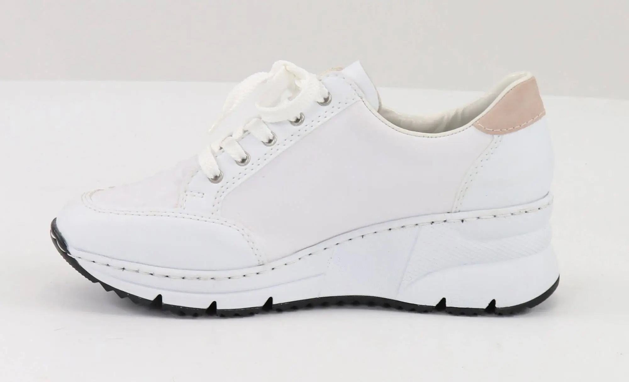 Rieker Naisten Kiilatennarit N6303-80 Valkoinen/multi 2 Rieker Naisten Kiilatennarit N6303-80 Valkoinen/multi - Image 2