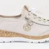 Rieker Naisten Tennarit N4263-81 Valk./beige