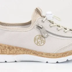 Rieker Naisten Tennarit N4263-81 Valk./beige
