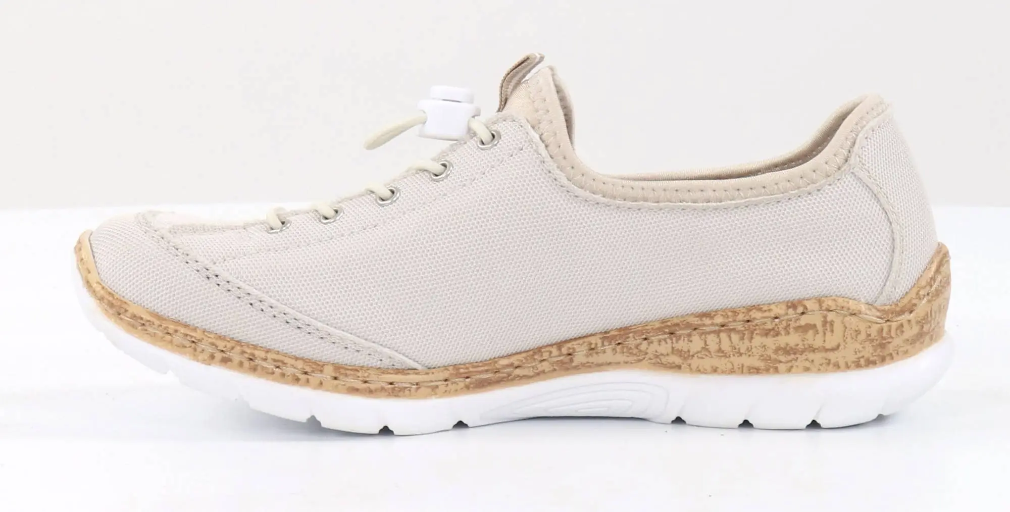 Rieker Naisten Tennarit N4263-81 Valk./beige 2 Rieker Naisten Tennarit N4263-81 Valk./beige - Image 2