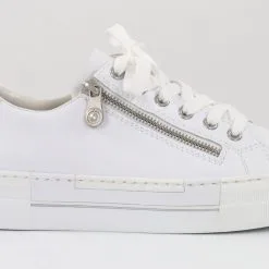 Rieker Naisten Tennarit N4921-81 Valkoinen