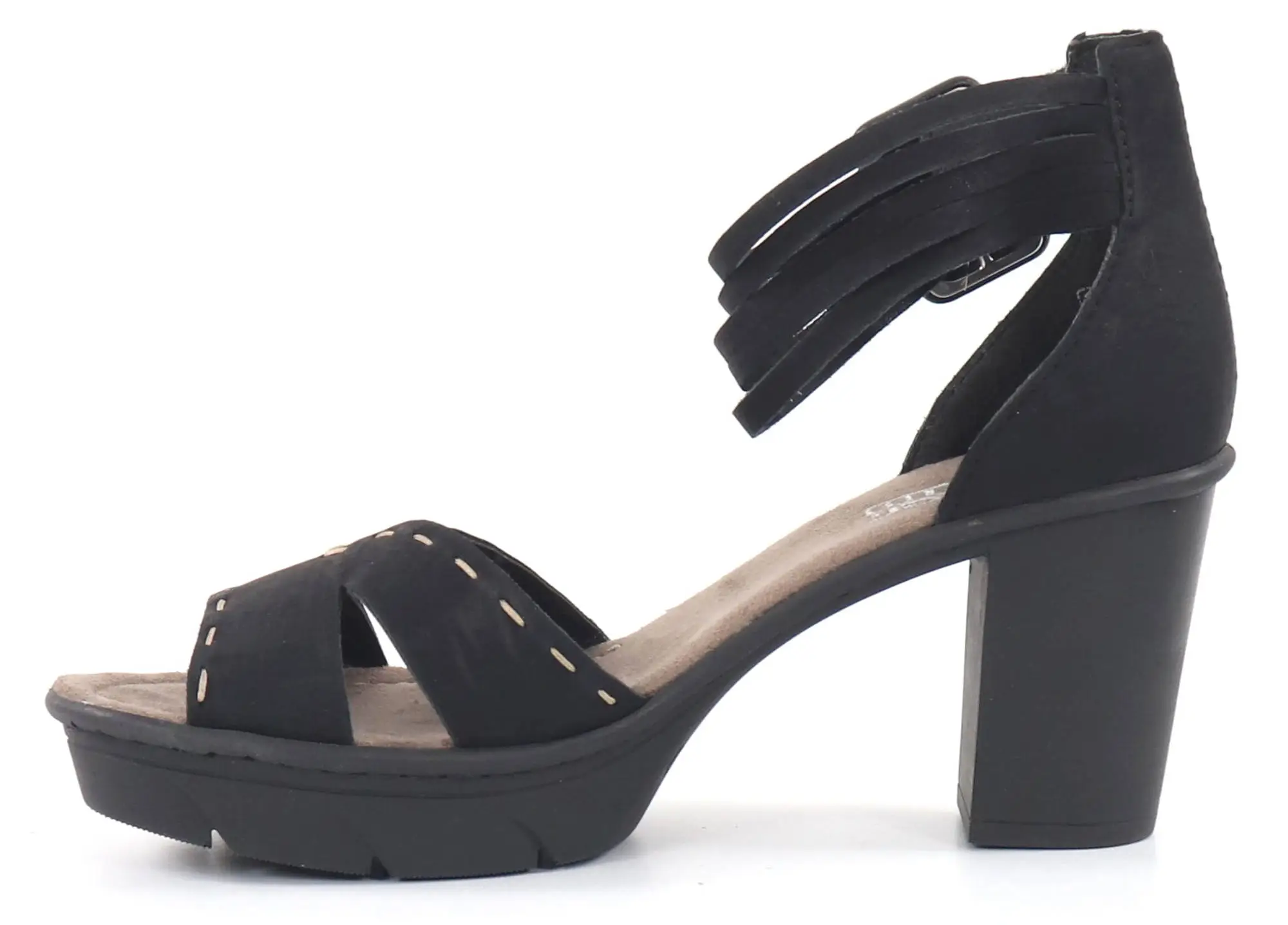 Rieker Naisten Sandaalit 67584-00 Musta 3 Rieker Naisten Sandaalit 67584-00 Musta - Image 3