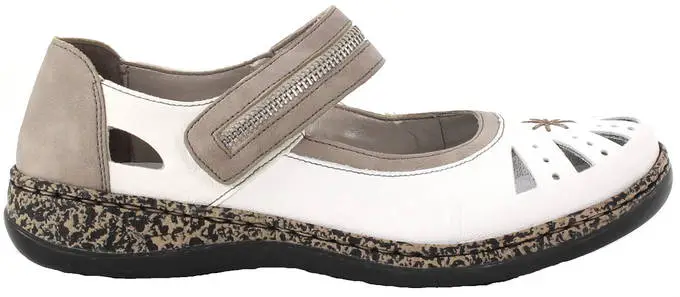 Rieker Kävelykengät 46356-80 Valkoinen 1 Rieker Kävelykengät 46356-80 Valkoinen