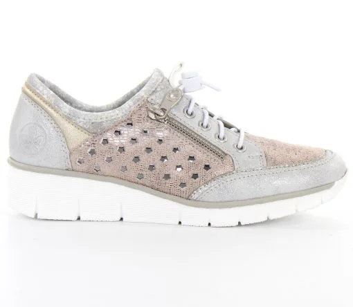 Rieker Kävelykengät 537T3-80 Hopea/roosa -Rieker RiekerKavelykengat537T3 80hopearoosa 126089 5648856ac6db7323a75f9f3d444ab8bd 1