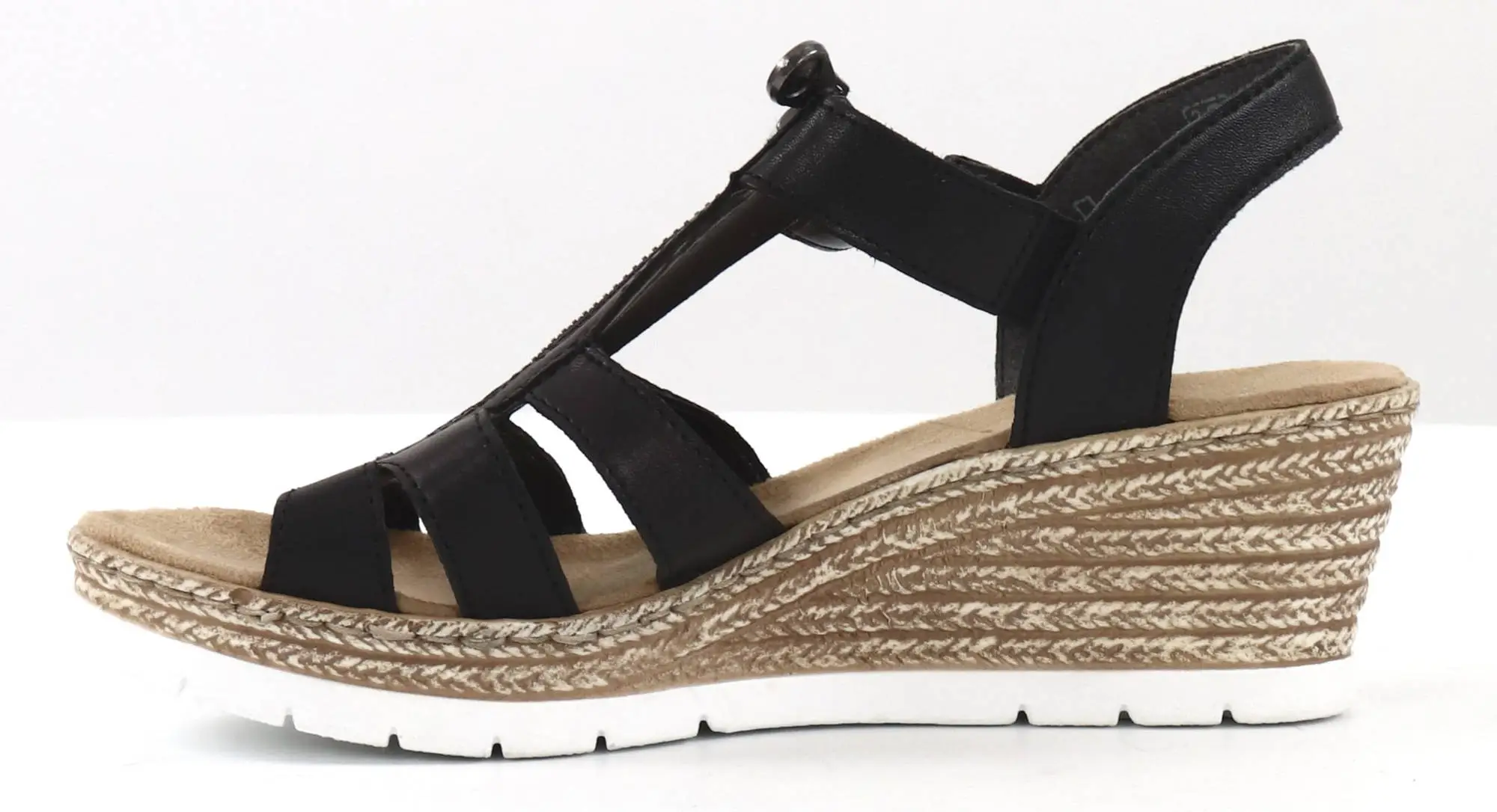 Rieker Kiilasandaalit 619C1-00 Musta 2 Rieker Kiilasandaalit 619C1-00 Musta - Image 2