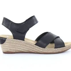 Rieker Kiilasandaalit 62443-00 Musta