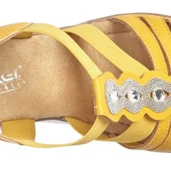 Rieker Kiilasandaalit V3572-68 Keltainen -Rieker RiekerKiilasandaalitV3572 68keltainen 128214 e97a1504579b345f4a1e324636428a68 3