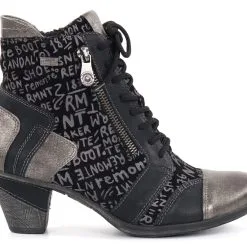 Rieker Remonte Naisten RemonteTex Nilkkurit D8794-04 Musta