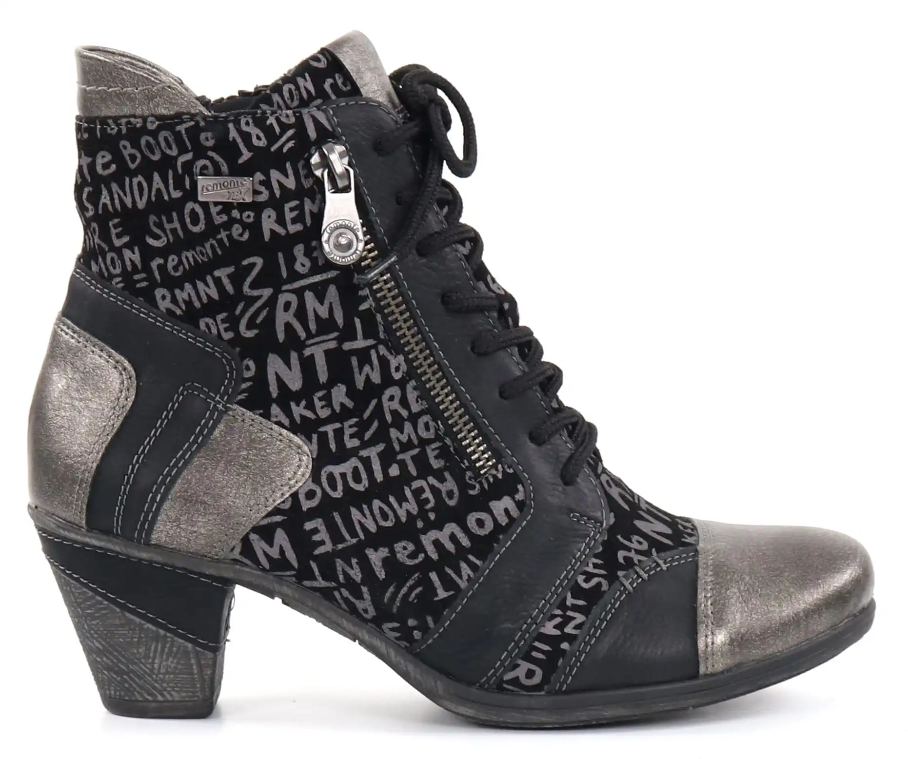 Rieker Remonte Naisten RemonteTex Nilkkurit D8794-04 Musta 1 Rieker Remonte Naisten RemonteTex Nilkkurit D8794-04 Musta