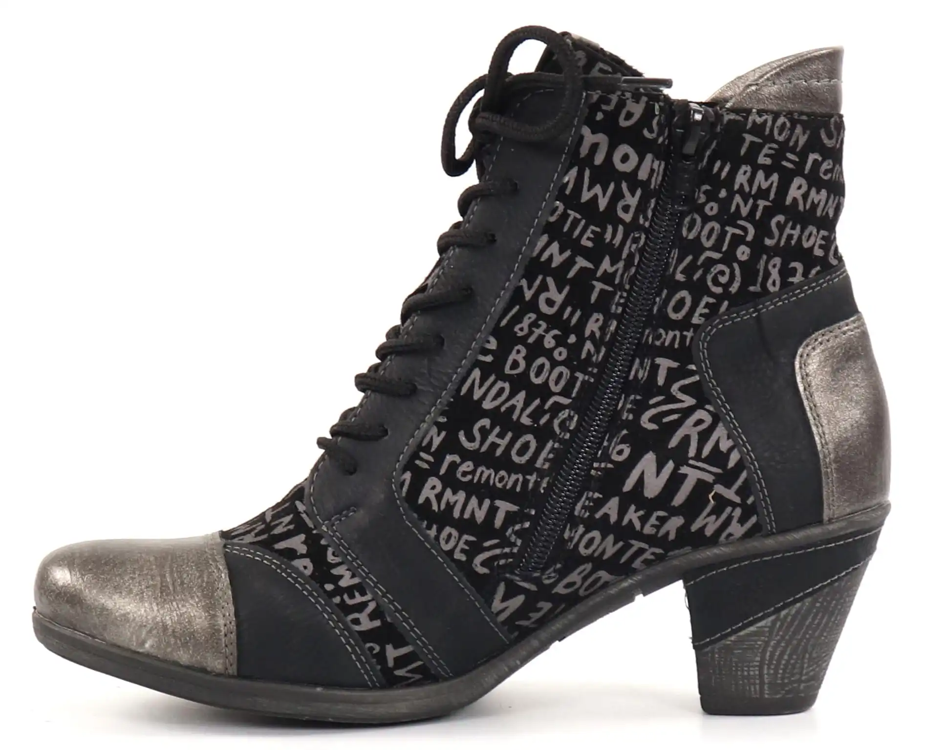 Rieker Remonte Naisten RemonteTex Nilkkurit D8794-04 Musta 2 Rieker Remonte Naisten RemonteTex Nilkkurit D8794-04 Musta - Image 2