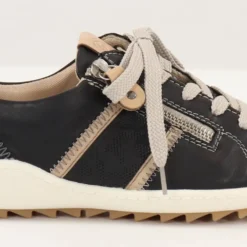 Rieker Remonte Naisten Kävelykengät Nahkaa R1426-01 Musta