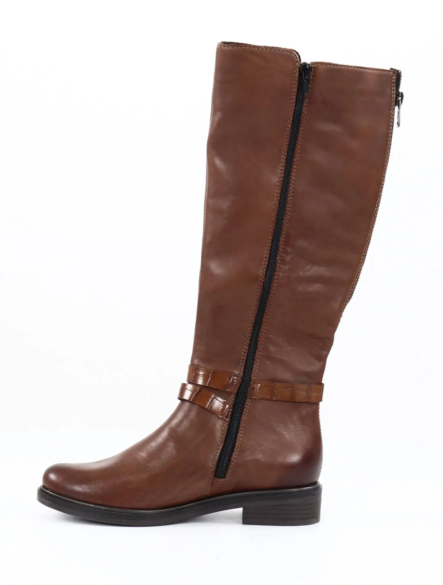 Rieker Remonte Naisten Nahkasaappaat Säätövara D8386-22 Ruskea 2 Rieker Remonte Naisten Nahkasaappaat Säätövara D8386-22 Ruskea - Image 2