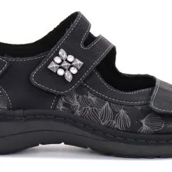 Rieker Remonte Naisten Sandaalit Leveä Lesti D7647-01 Musta