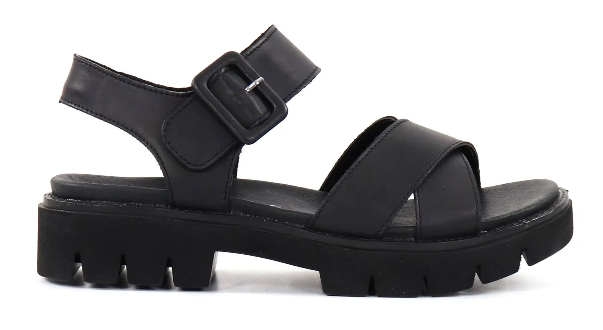 Rieker Remonte Naisten Sandaalit Nahkaa D7950-00 Musta 1 Rieker Remonte Naisten Sandaalit Nahkaa D7950-00 Musta