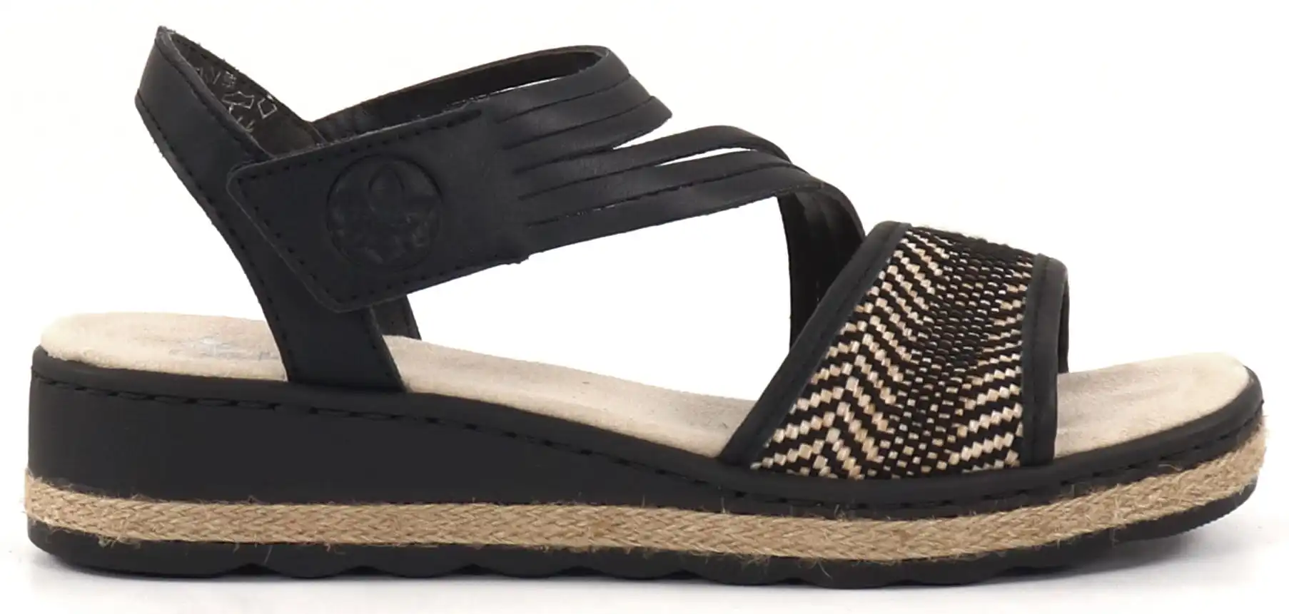 Rieker Sandaalit 61764-00 Musta Multi 1 Rieker Sandaalit 61764-00 Musta Multi