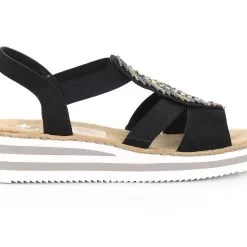 Rieker Sandaalit V02C1-00 Musta