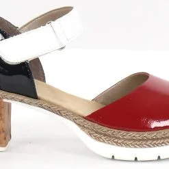 Rieker Sandaalit V2953-33 Sin/pun/valk