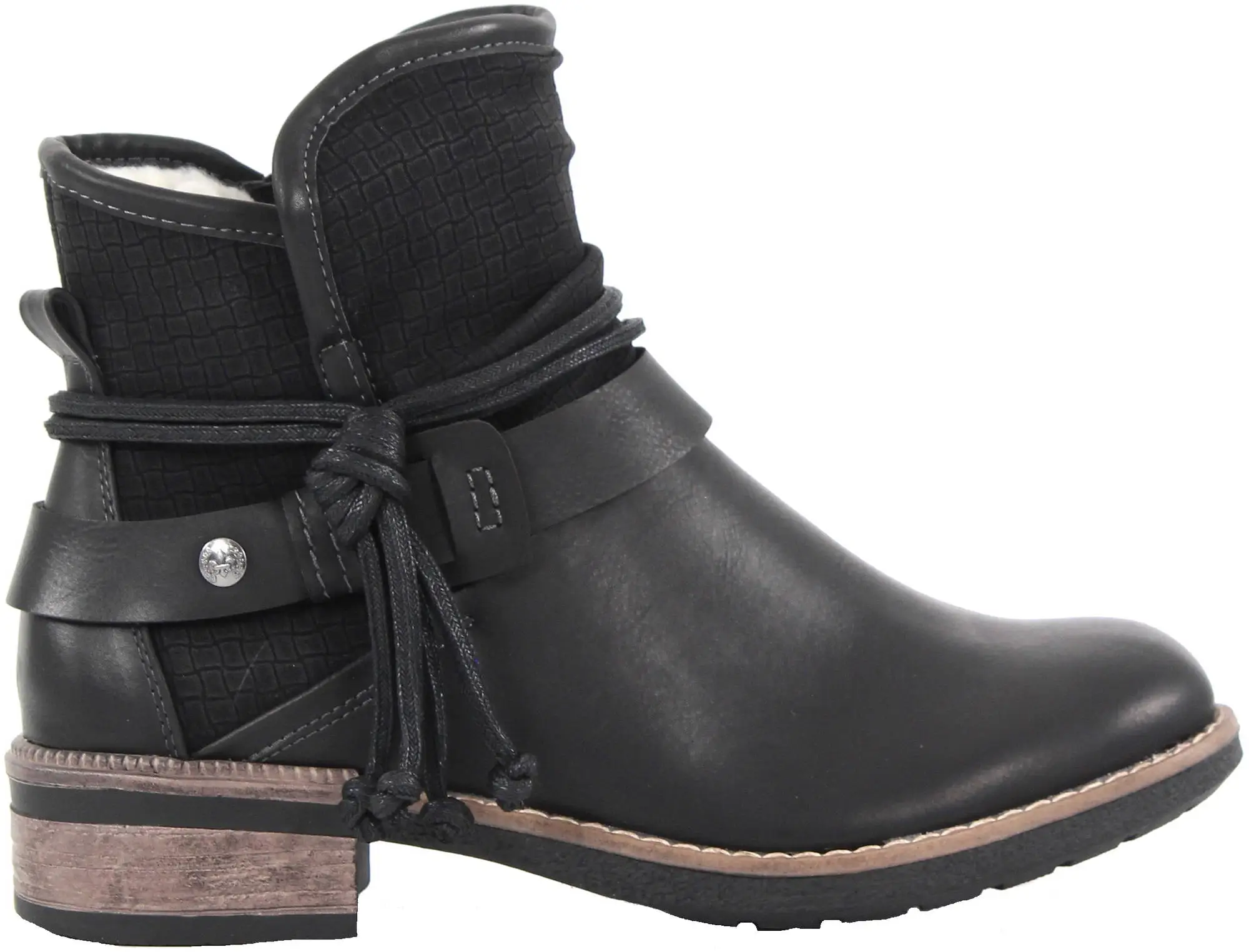 Rieker Lämminvuoriset Nilkkurit 94689-00 Musta 1 Rieker Lämminvuoriset Nilkkurit 94689-00 Musta