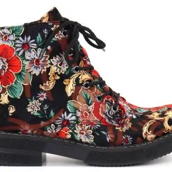 Rieker Naisten Nilkkurit 72010-90 Musta Multi