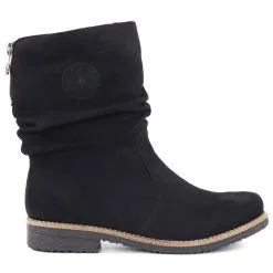 Rieker Naisten Pitkävartiset Nilkkurit 73560-00 Musta