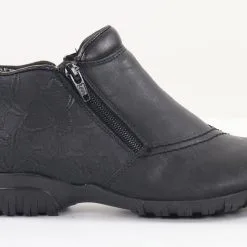 Rieker Naisten Nilkkurit Leveä Lesti L46A3-00 Musta