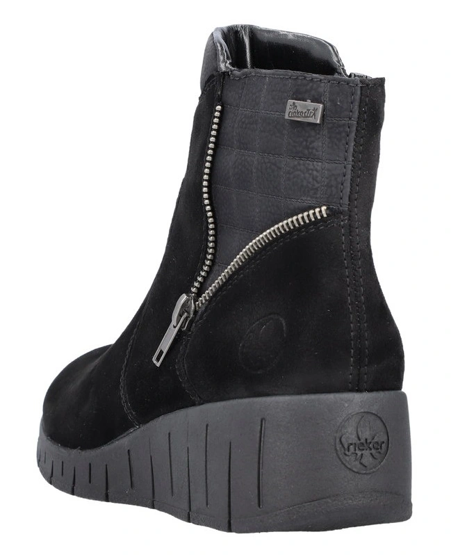 Rieker Naisten RiekerTex Nilkkurit Y1360-00 Musta 4 Rieker Naisten RiekerTex Nilkkurit Y1360-00 Musta - Image 4